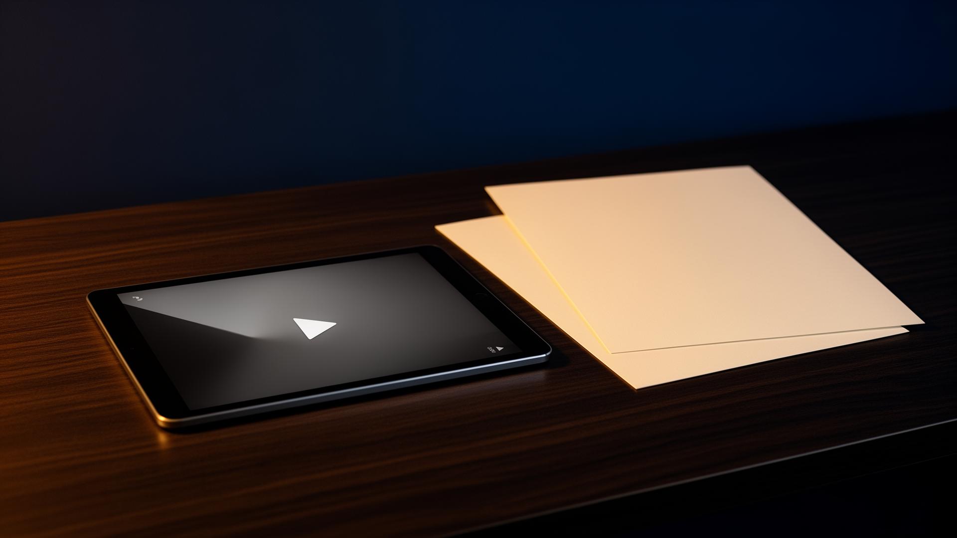 Video-Bewerbung mit Vita und Angebot